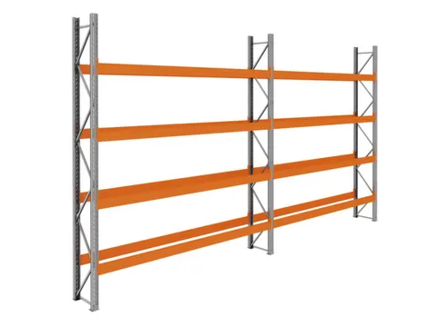 palletstelling,basis+1xaanbouw,HxBxD 4620x7500x750mm,vakl. 3400kg