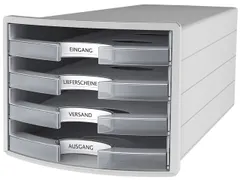 Ladenkast HAN Impuls met 4 laden open transparant