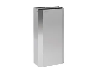 Afvalbak RVS 40 liter open PPA4279CS - 1