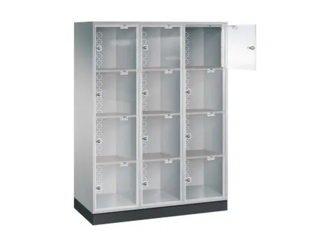 grootvolume-lockersysteem,HxBxD 1750x1220x500mm,3x4vakken,cil.-slot