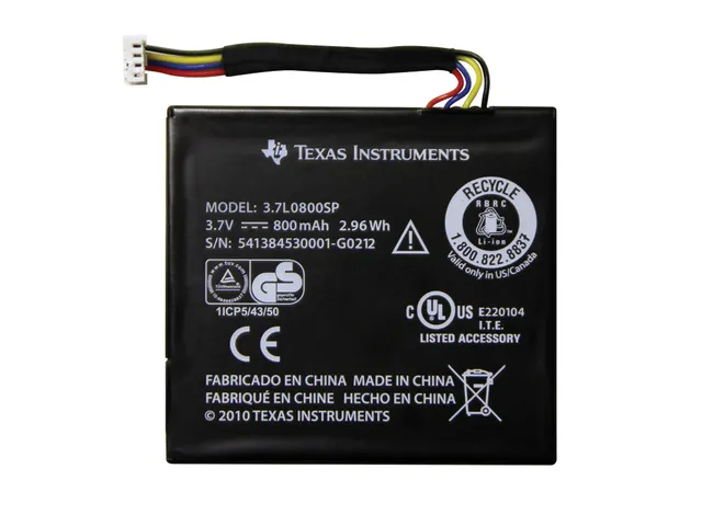 Rechargeable battery with wire