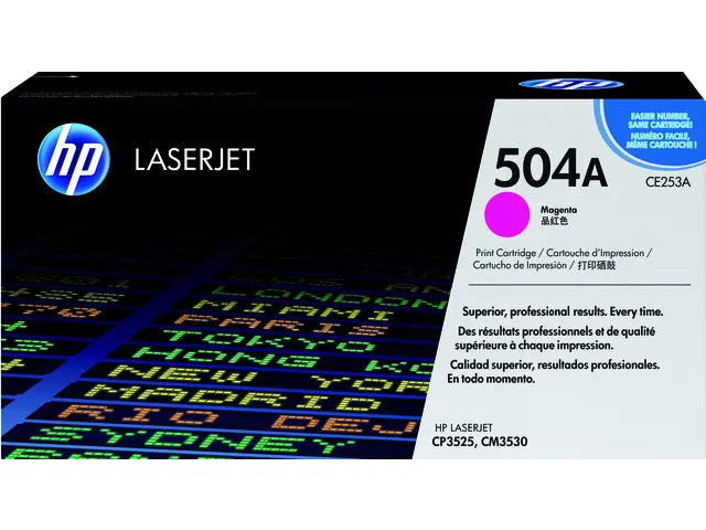 HP CE253A 504A Toner Magenta 7.000 Pagina's Origineel