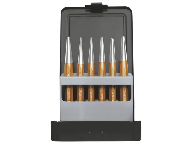 GEDORE RED R90100006 Jeu de chasseurs Ø 1-10mm + grains 6pièces
