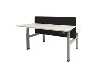 Dextro Plus Duo Zit-sta Bureau Elektrisch 160x80 Krijtwit 25mm Alu - 5