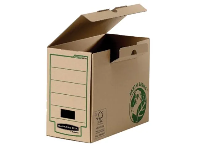 Earth Series, A4, transfer archiefdoos, rug van 150mm bruin