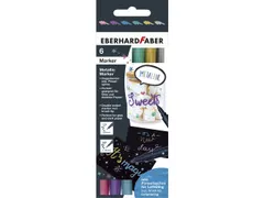 Metallic Marker Eberhard Faber duo 6st.