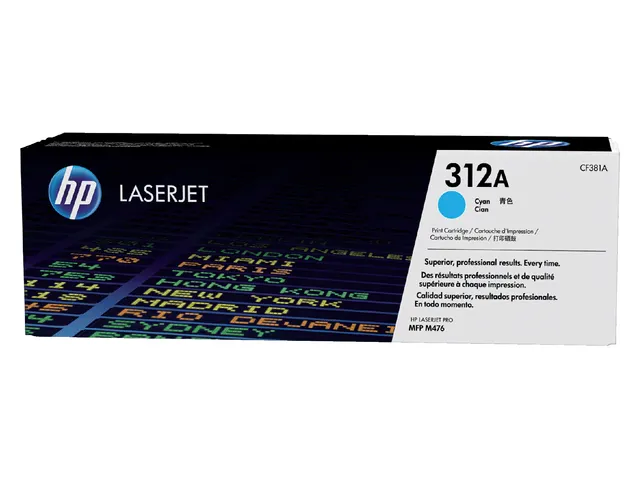 Tonercartridge HP CF381A 312A blauw