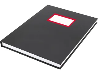 Boeketiket 24 Etiketten 6 Vellen Van 4 Stuks Rood - 2