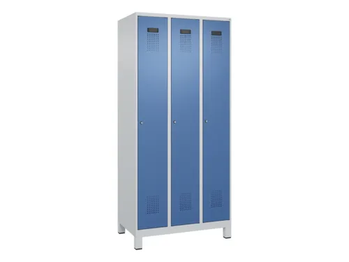 locker,HxBxD 1950x900x500mm,3vak,vak B 300mm,cil.-slot,voeten