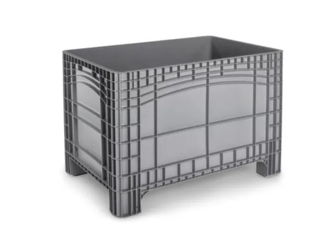 container met grote capaciteit,HxLxB 800x1200x800mm,535l,PE,grijs