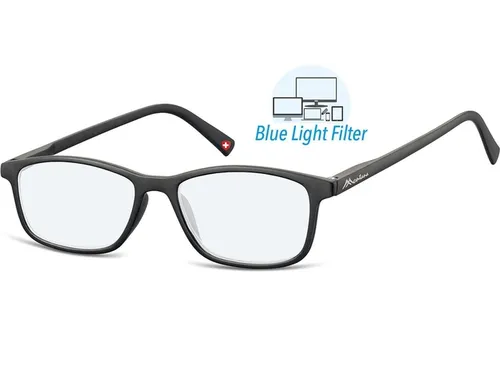 Bril Montana +0.00 dpt blue light filter zwart