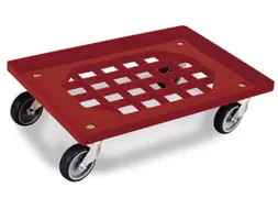 onderwagen voor kratten,draagverm. 250kg,laadvl. LxB 600x400mm