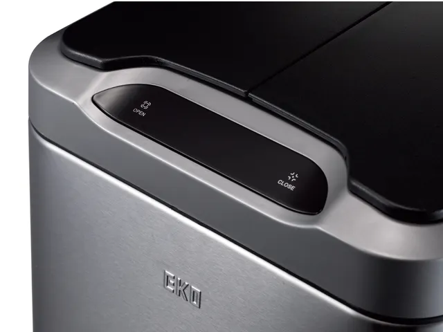 Stijlvolle Afvalbak Phantom Sensor Bin 45 Liter Mat Rvs Zwart