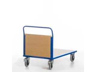 kopwandwagen,draagverm. 600kg,laadvl. LxB 1200x800mm,houtplaat,1wand - 11