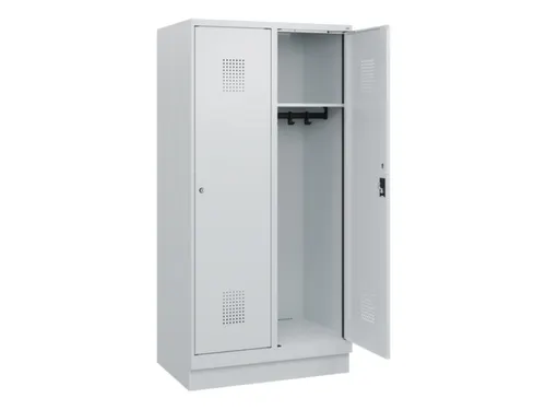 schoollocker,HxBxD 1630x800x500mm,2vak,vak B 400mm,cil.-slot,sokkel