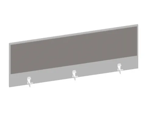 baliepaneel bureau aanbouw achter MP-lichtgrijs BN8078-grijs 1400mm