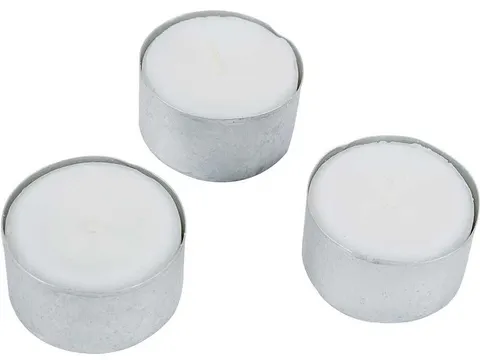 Theelichtjes 8H Wit Zak 50 Stuks