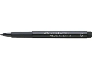 Tekenstift Faber-Castell Pitt Artist Pen 1,5 zwart - 3