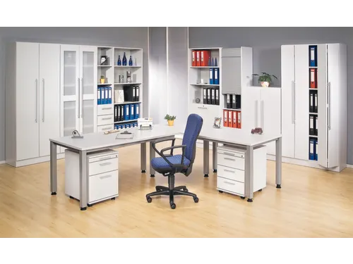 kantoorkast,HxBxD 2004x800x420mm,4xhouten vloer,5ordnerhoogte