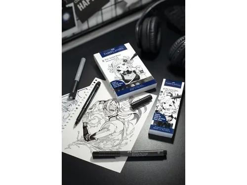 Tekenstift Faber Castell Pitt Artist Pen Manga 8 Stuks Etui Basic