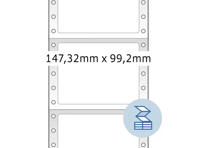 Etiquette HERMA 8292 147,3x99,2mm 1 rangée blanc 3000pcs