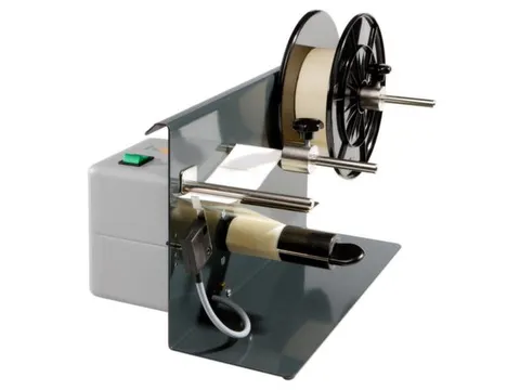 Elektrische Etiketdispenser,V. Voorgesneden/Geponste Etiketten