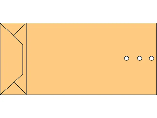 Envelop Quantore Monsterzak 120x285x50mm 120gr Bruin