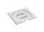 Caterchef Deksel met lepeluitsparing 1/6 GN polycarbonaat Transparant