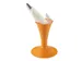 Support poche à douille orange H240mm