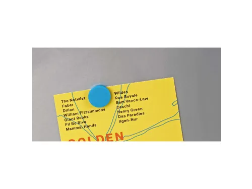 Magneet MAUL Neodymium rond siliconen 19.2x4mm 0,8kg 10 stuks