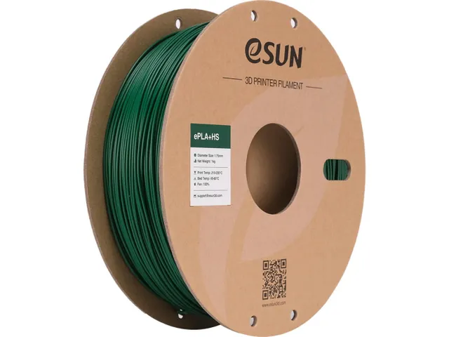 eSUN 3D printer Filament ePLA+HS 1,75mm Dennen Groen 1kg