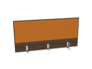 opzetpaneel bureau aanbouw achter NV bruin hickory geel 1200mm - 1