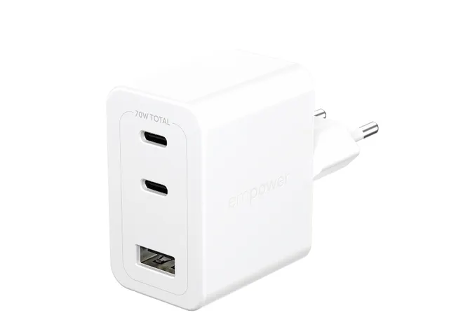 PanzerGlass empower by Turbo 70W Multiple Charger incl. 2 x USB-