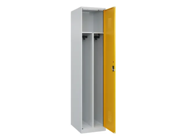 locker voor scheiding van kleding,HxBxD 1850x400x500mm,1vak