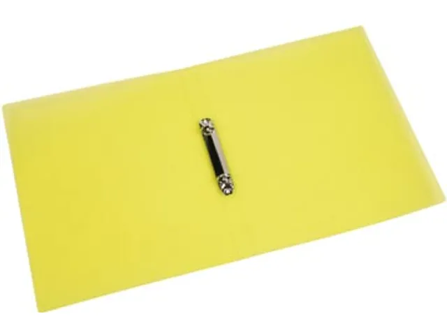 Ringmap A4 2 Ringen 16mm Transparant Geel