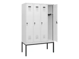 schoollocker,HxBxD 1950x1200x500mm,4vak,vak B 300mm,draaigrendel