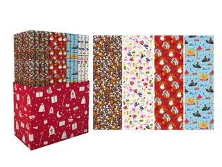 Geschenkpapier Sint 250x46.5cm SW 33x465x33mm - 1