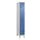 Z-garderobekast,HxBxD 1950x300x500mm,vak B 150/300mm,draaigrendel