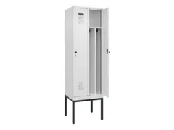 locker voor scheiding van kleding,HxBxD 2120x600x500mm,2vak