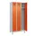 locker voor scheiding van kleding,HxBxD 1950x900x500mm,3vak