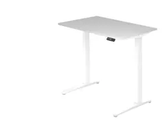 Elektrisch in hgte vst. zit-sta-bureau,HxBxD 650-1290x1200x800mm