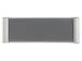 Deurbord Seco 105x297mm zilver 26mm profiel