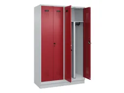 PBM-locker,HxBxD 1950x1200x500mm,4vak,vak B 300mm,draaigrendel
