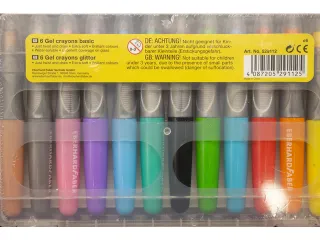 Gelkleurpotloden Eberhard Faber 12 kleuren in plastic etui - 2
