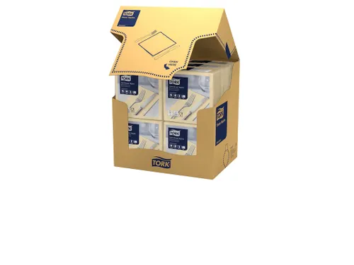Tork 477622 Soft Dinnerservet Advanced Zand 39x39cm 1/8 vouw