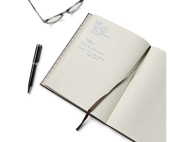 Carnet de notes Brown ligné 20x25cm