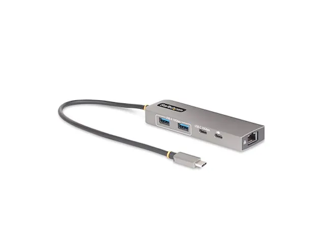 3-poorts USB-C-hub met 2,5 Gbps Ethernet en 100 W stroomvoorziening