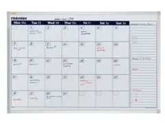 maandplanners,HxB 600x900mm,gelakt,magnetisch,bord wit,maand/planning