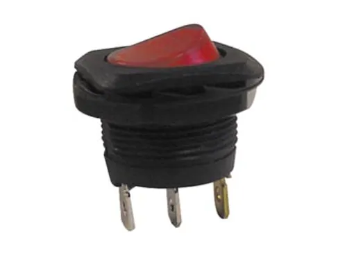 Vermogen Rockerschakelaar 5A-250V Spst On-Off - Met Rood Neonlampje