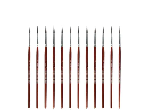 Penseel Kangaro Serie 120 rond Nr. 5 geitenhaar doos 12 stuks